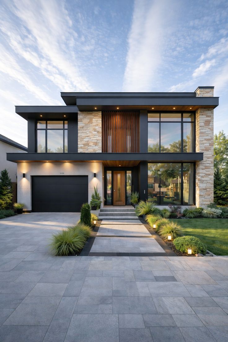 Villas luxueuses et modernes.
